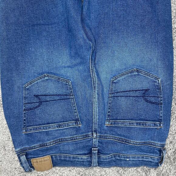 American Eagle Women's Size 4 Button Fly Mom Jean Stretch - Picture 6 of 6